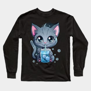 Kawaii Cat Accessories Long Sleeve T-Shirt